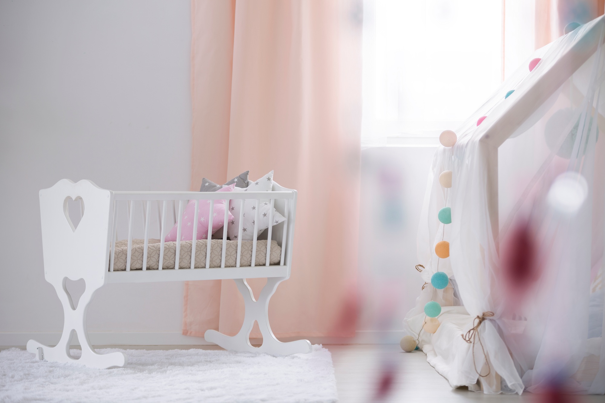 Baby room crib